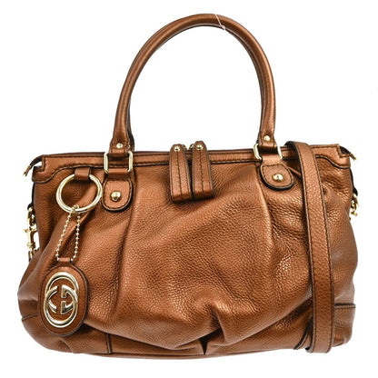 Gucci Brown GG Sukey 2way Handbag
