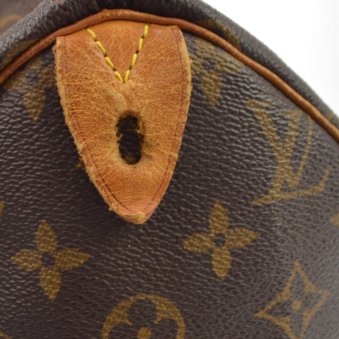 Borsa Louis Vuitton Speedy 30 Vintage in Tela Marrone