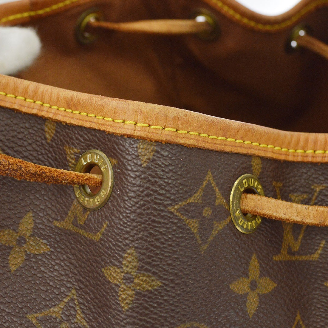 Zaino Louis Vuitton Montsouris MM Vintage in Tela Monogram