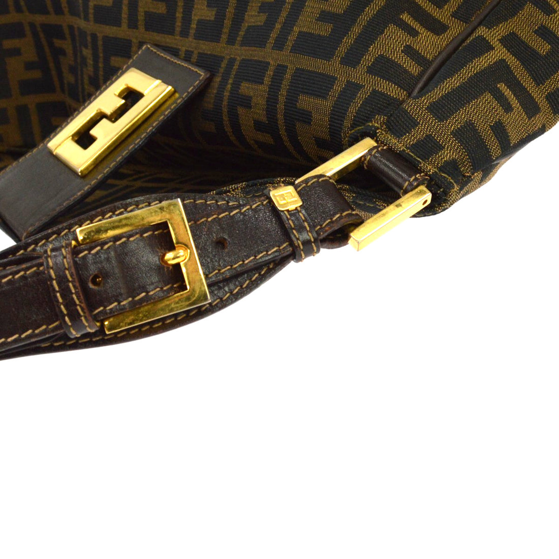 Borsa Fendi Zucca Vintage in Tela Marrone