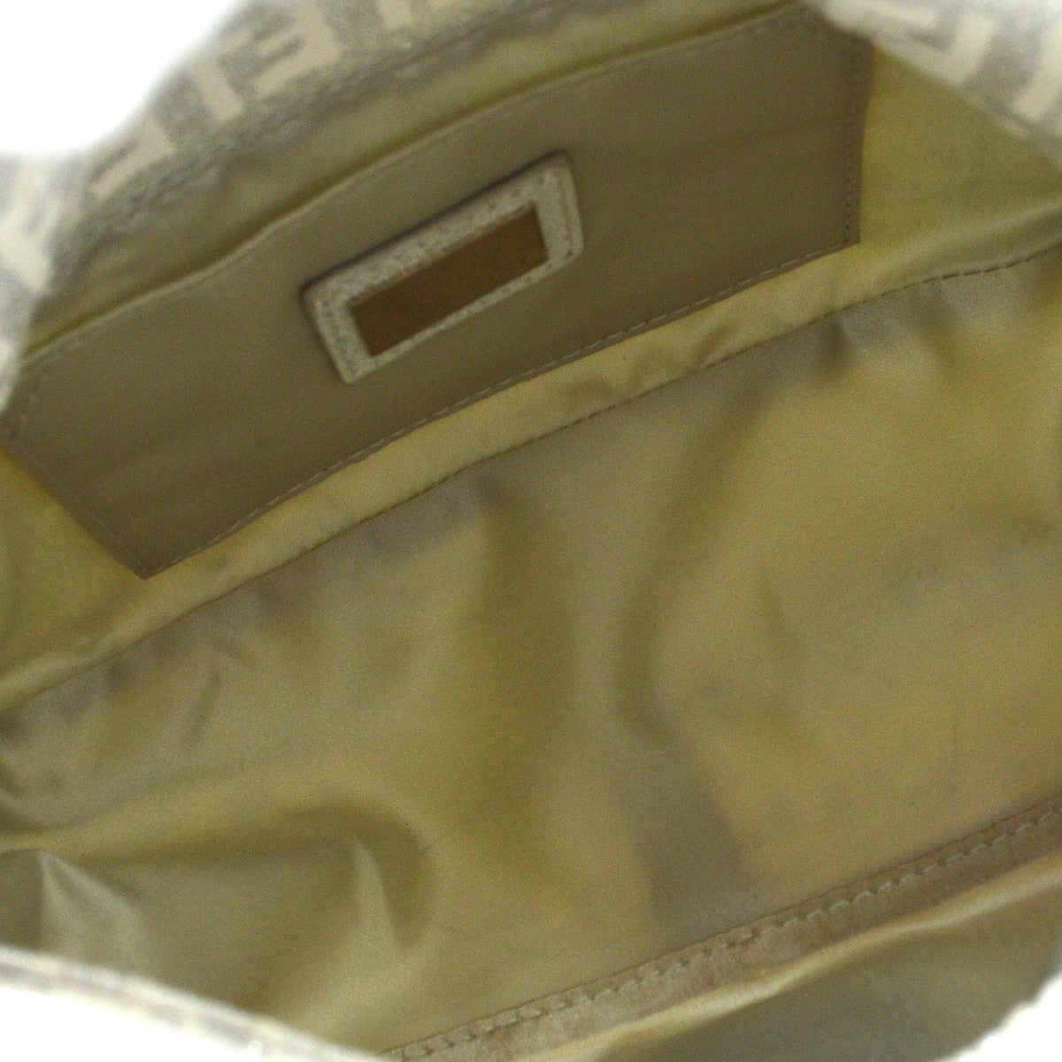 Fendi White Canvas Zucchino Handbag