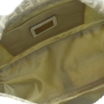 Fendi White Canvas Zucchino Handbag