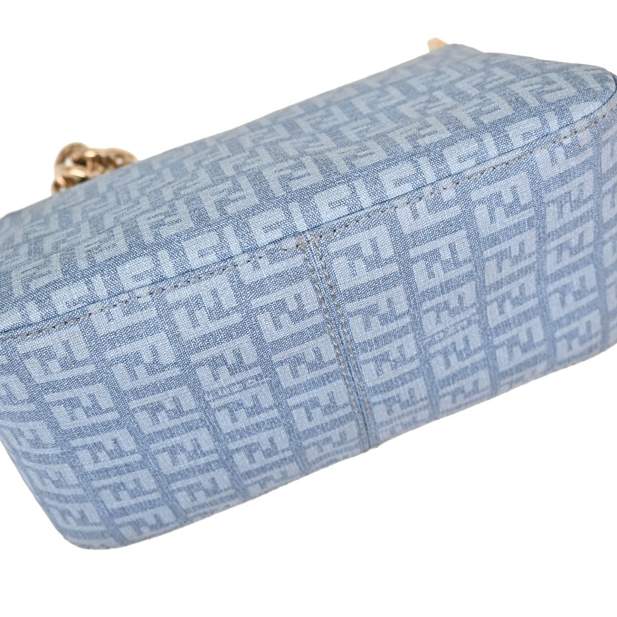 Borsa Fendi Zucchino Vintage in Tela Blu