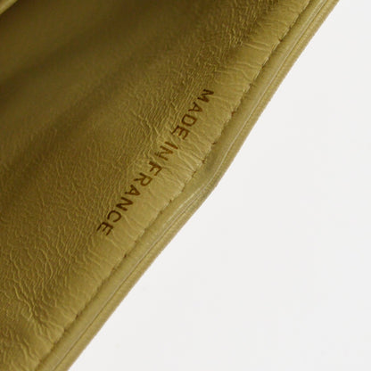 Chanel Beige Lambskin Medium Classic Double Flap Shoulder Bag