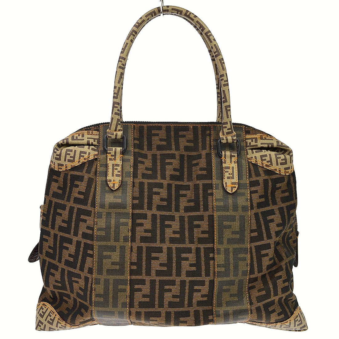 Borsa Fendi Zucca Tote Grande Vintage in Tela Tabacco