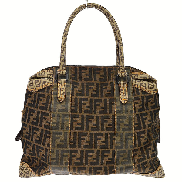 Borsa Fendi Zucca Tote Grande Vintage in Tela Tabacco