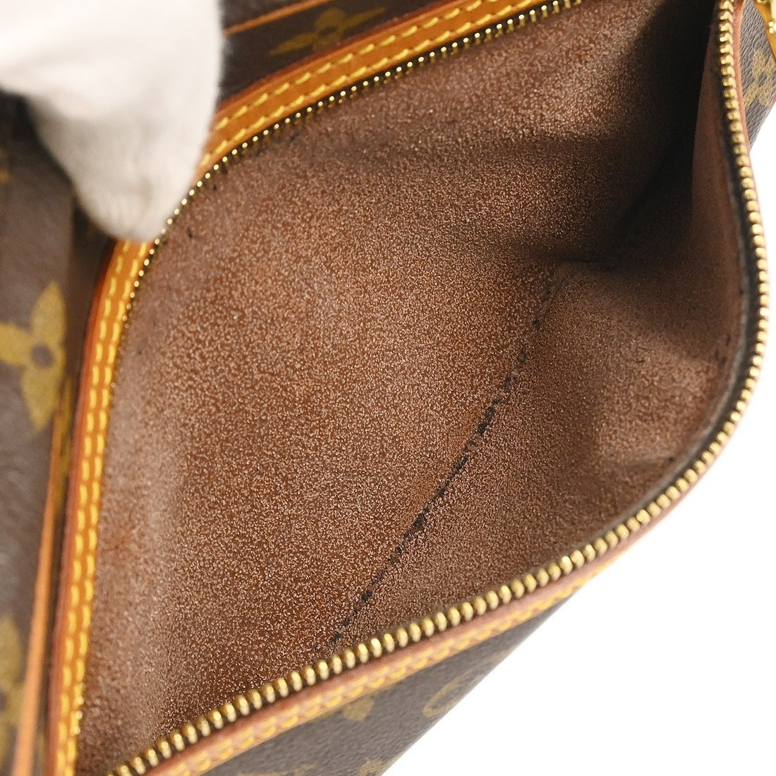 Pochette Louis Vuitton Marly Dragonne GM Vintage in Tela Monogram