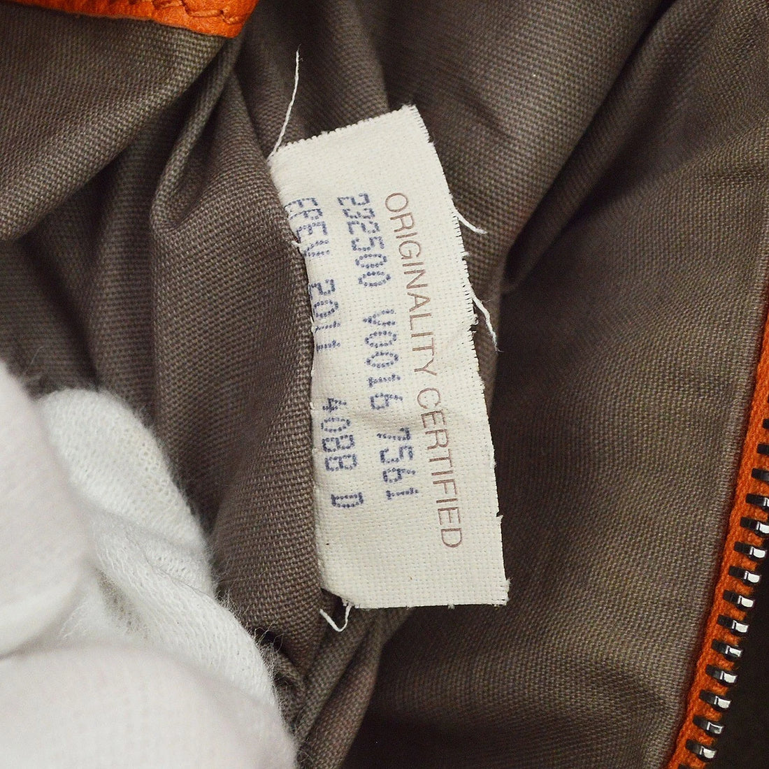 Borsa Bottega Veneta Intrecciato Hobo Handbag Vintage in Pelle Arancione
