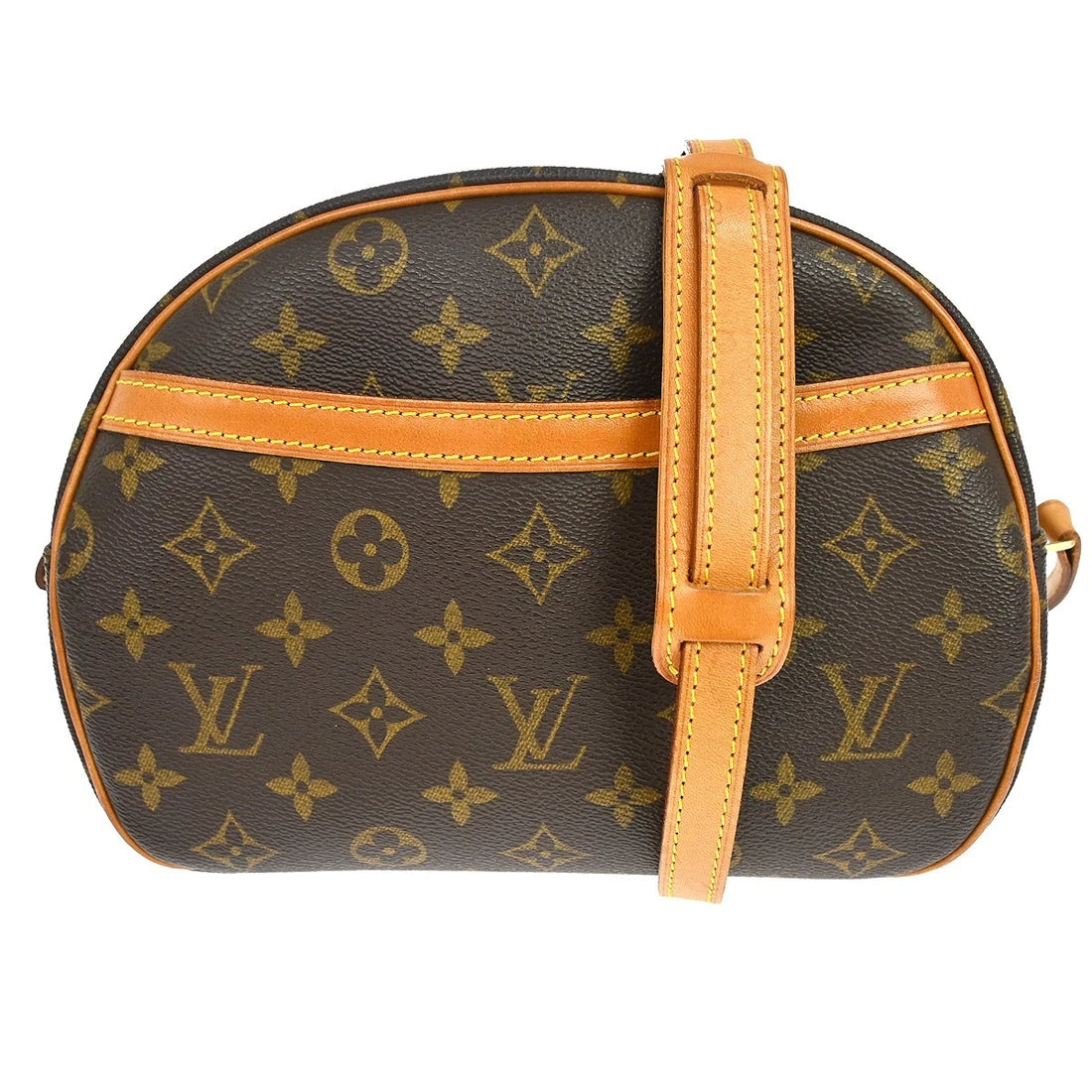 Borsa Louis Vuitton Monogram Blois Crossbody Bag Vintage in Monogram Canvas, Leather Marrone