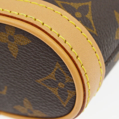 Borsa Louis Vuitton Fold Me Pouch Vintage in Tela Monogram Marrone