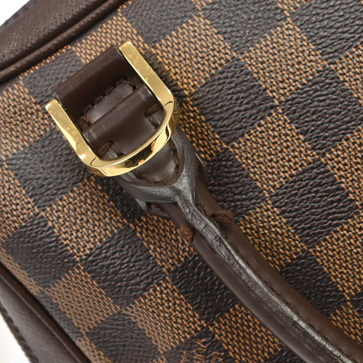 Borsa Louis Vuitton Brera Vintage in Tela Damier Marrone