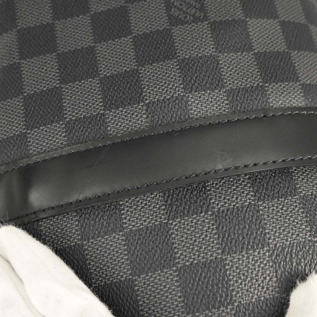Borsa Louis Vuitton Keepall Bandouliere 55 Vintage in Tela Damier Graphite