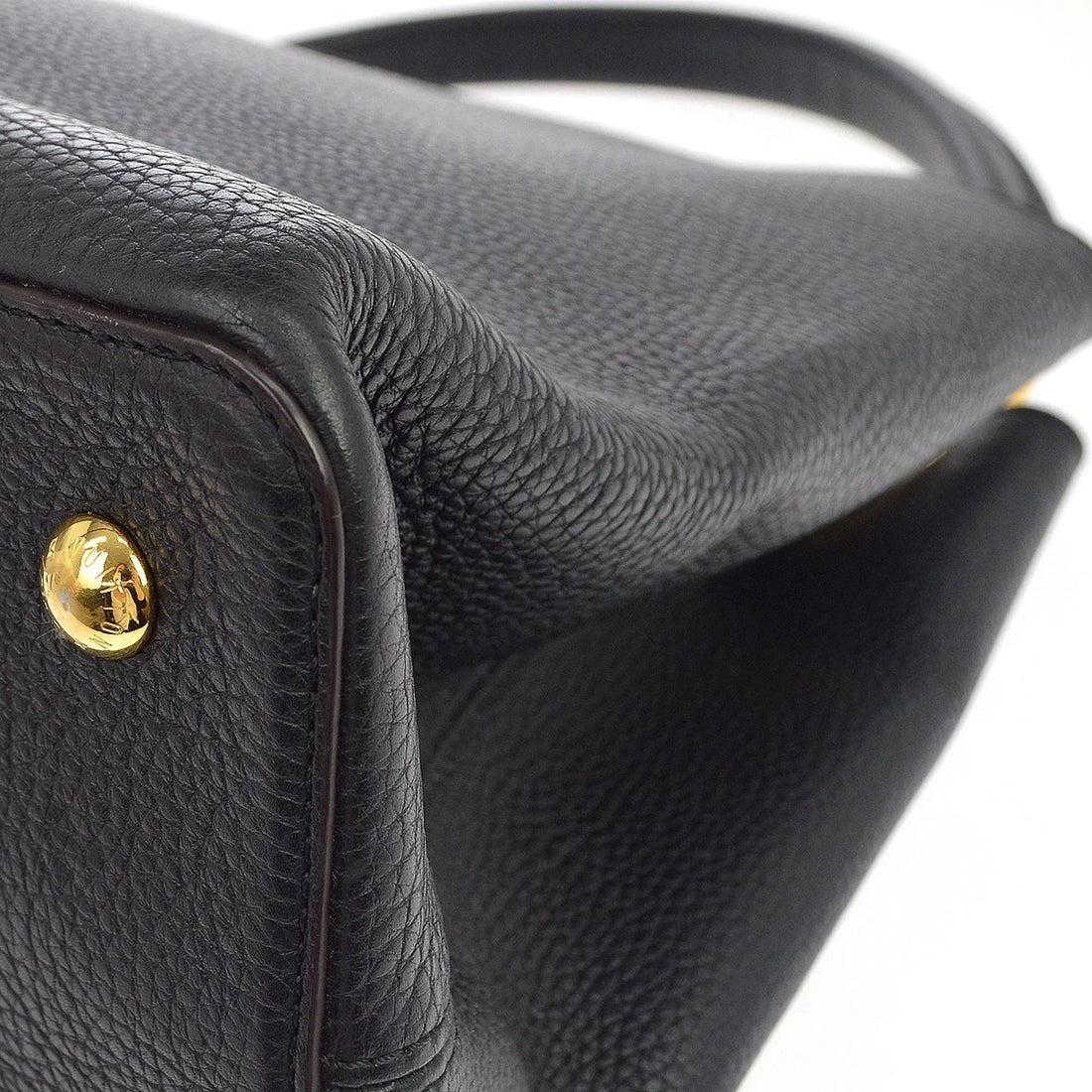 Borsa Louis Vuitton Capucine GM Hand Bag Vintage in Pelle Nero