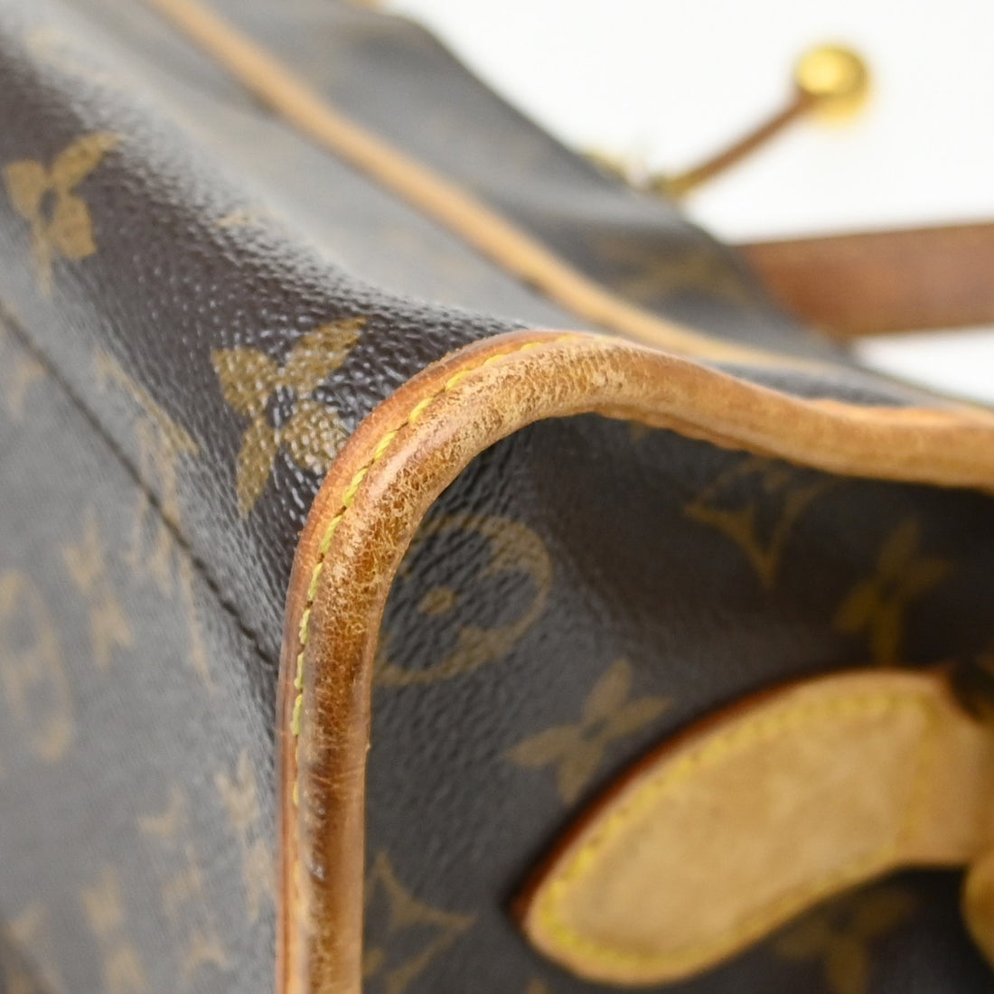 Borsa Louis Vuitton Popincourt Long Vintage in Tela Monogram Marrone
