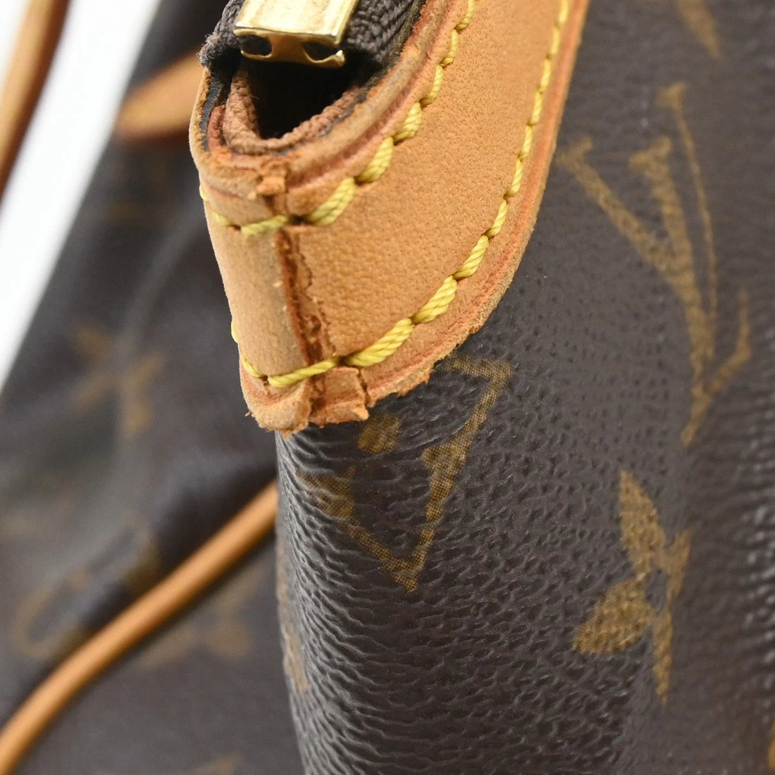 Borsa Louis Vuitton Monogram Tivoli GM Handbag Vintage in Monogram Canvas, Leather Marrone