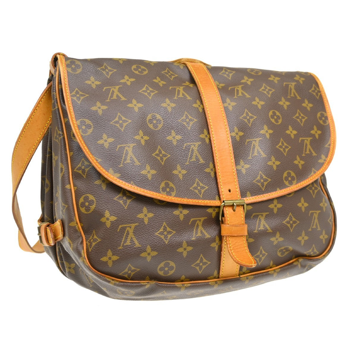 Louis Vuitton Saumur 35 Shoulder Bag Monogram Vintage