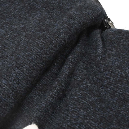 Fendi Black Wool Mamma Baguette Handbag