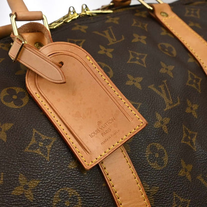 Borsa Louis Vuitton Keepall Bandoulière 60 Vintage in Tela Monogram Marrone
