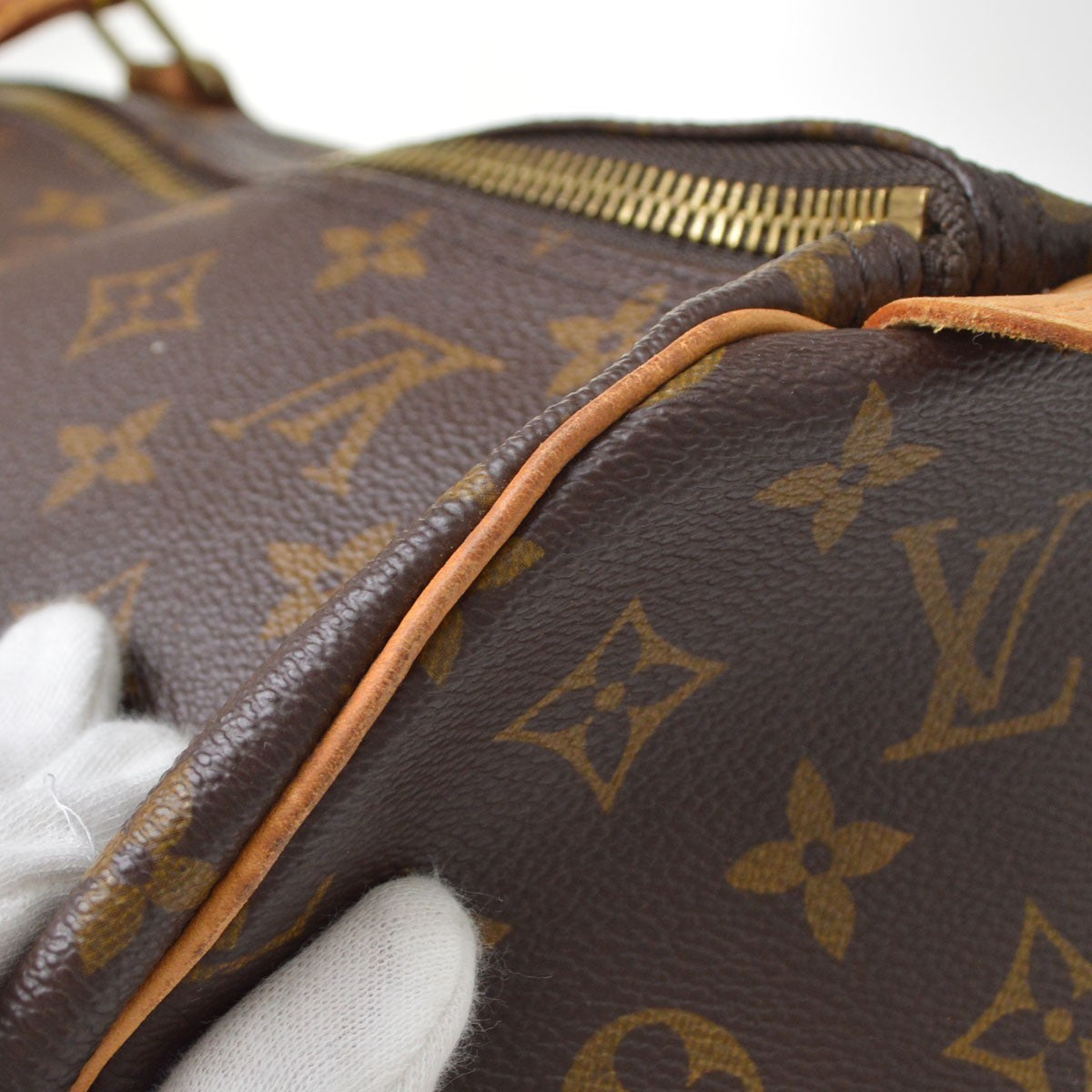 Louis Vuitton Keepall 60 Vintage da Viaggio in Tela Monogram