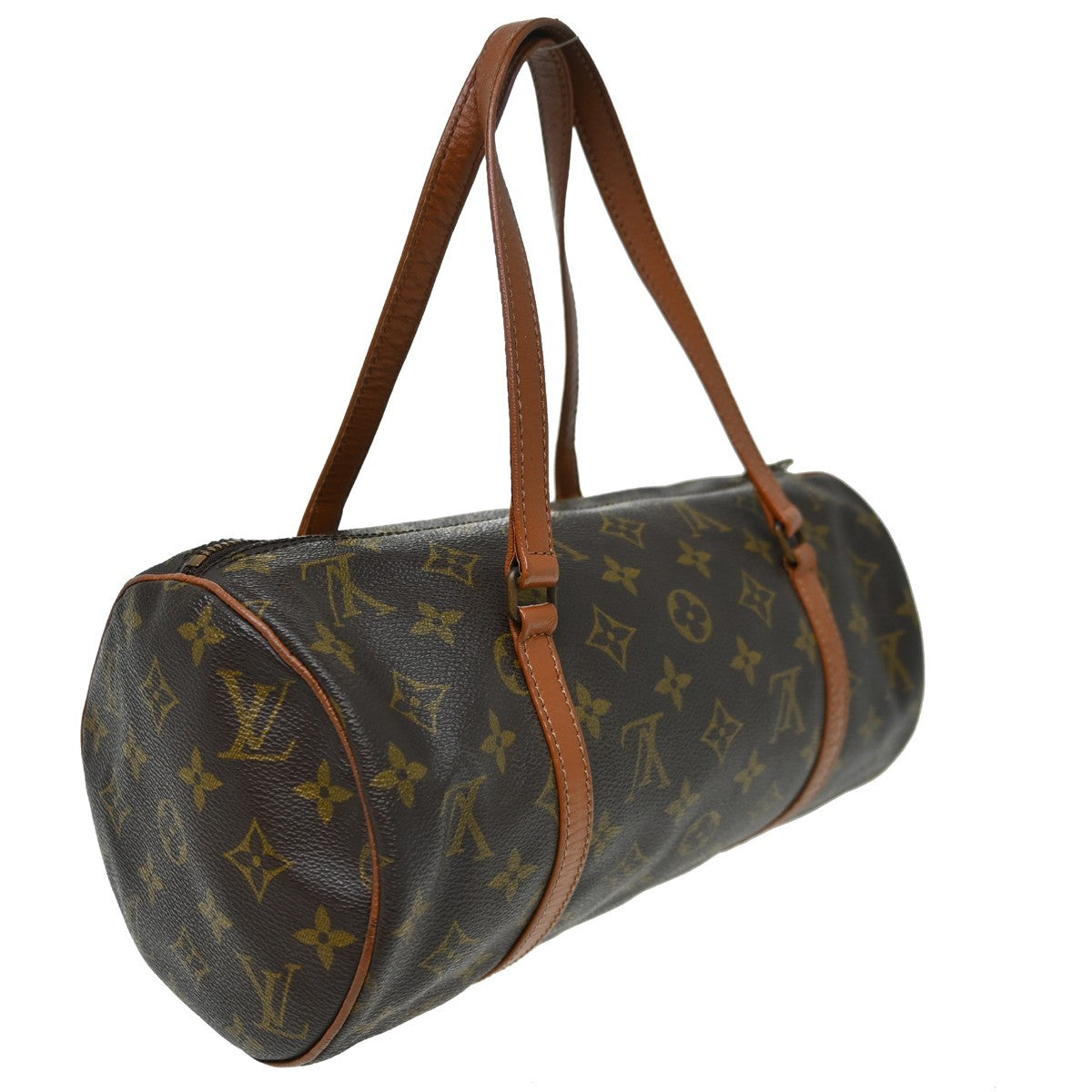 Borsa Louis Vuitton Papillon 30 Vintage in Tela Monogram Marrone