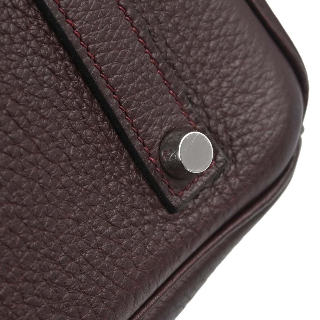 Borsa Hermès Birkin 35 Vintage in Pelle Togo Bordeaux