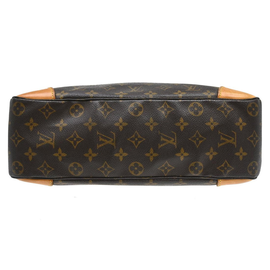Borsa Louis Vuitton Boulogne 35 Vintage in Pelle Marrone