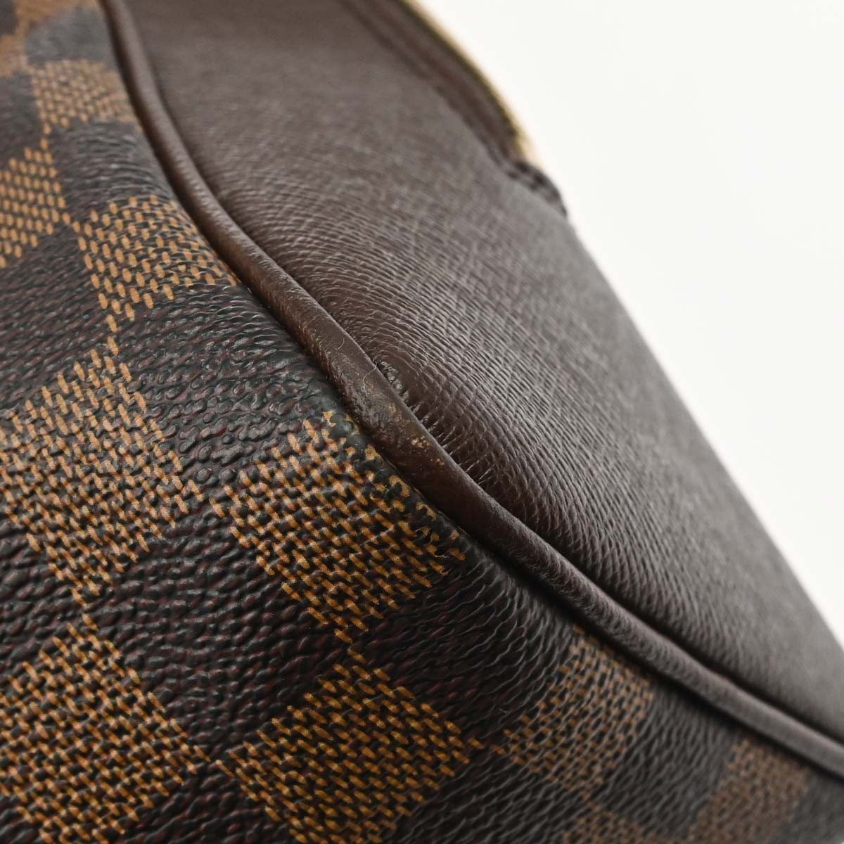 Borsa Louis Vuitton Brera Vintage in Tela Damier Marrone
