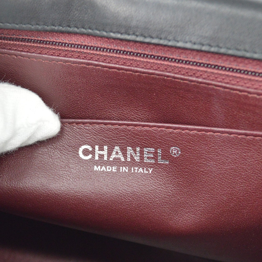 Borsa Chanel Classic Single Flap Jumbo Vintage in Pelle Nero