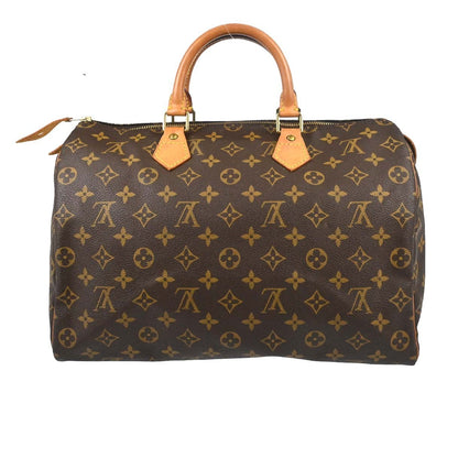 Louis Vuitton Speedy 35 Handbag Purse Monogram Vintage