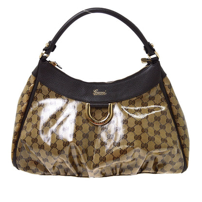 Gucci Beige PVC GG Abbey Line Hand Bag