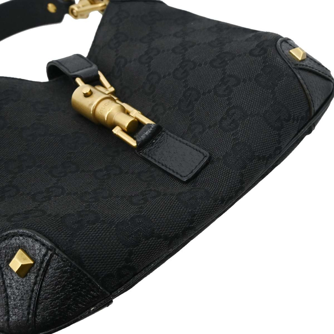 Borsa Gucci GG Jackie Vintage in Tela Nera
