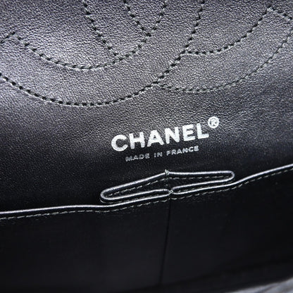 Chanel 2.55 Reissue Flap Black Aged Calfskin Shoulder Bag Vintage