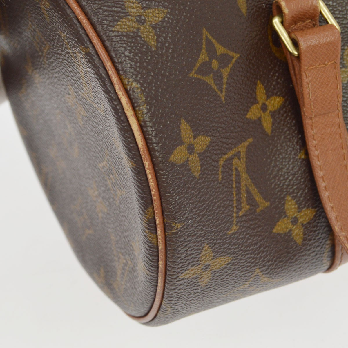 Borsa Louis Vuitton Papillon 30 Vintage in Tela Monogram Marrone