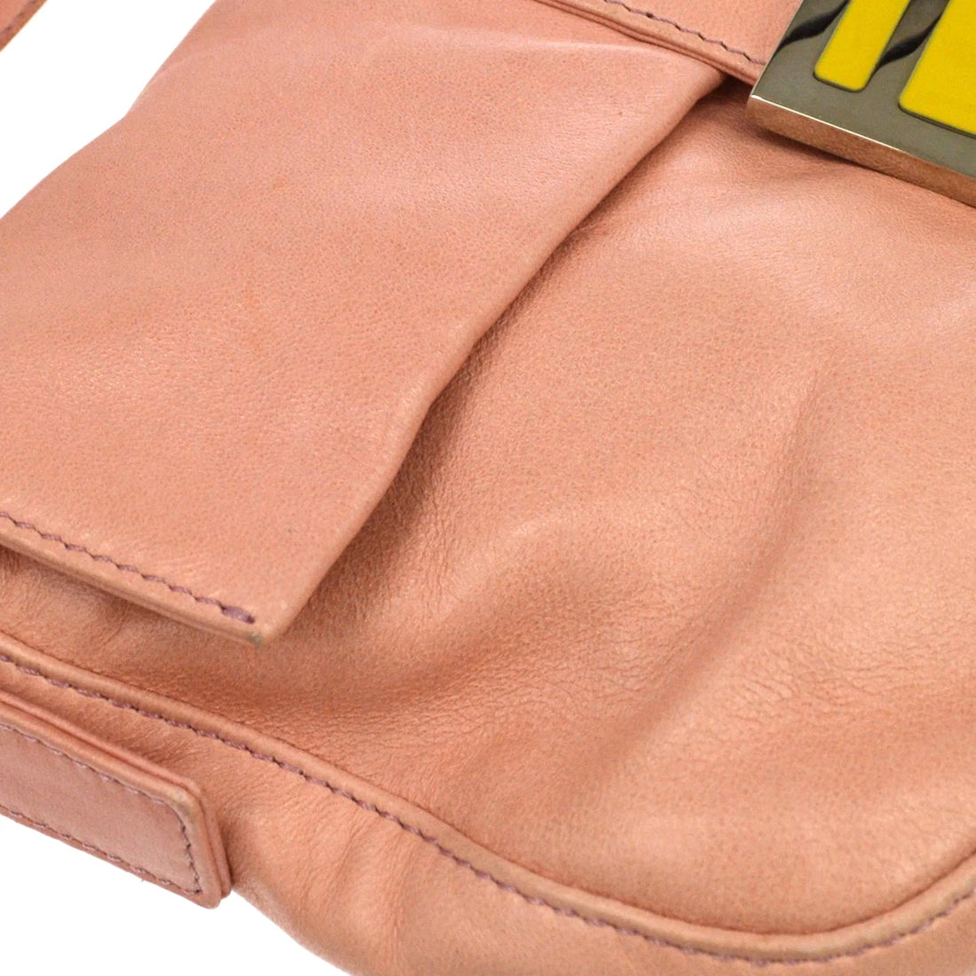 Borsa Fendi Baguette Handbag Vintage in Pelle Rosa