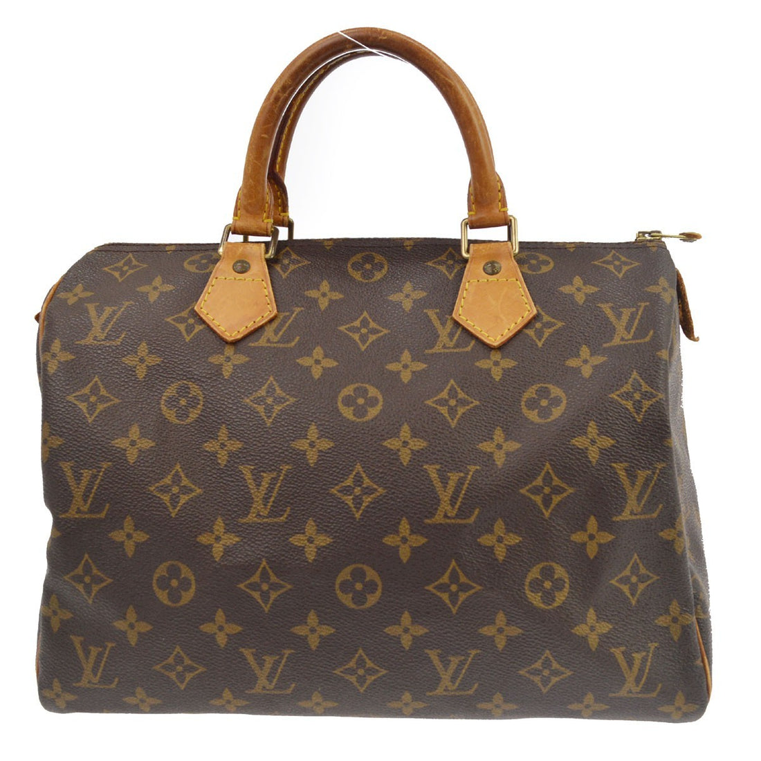 Borsa Louis Vuitton Speedy 30 Vintage in Tela Marrone