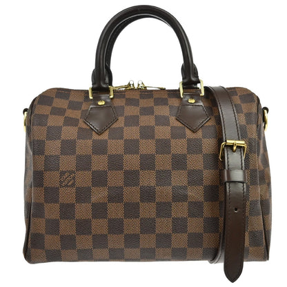 Louis Vuitton Damier Speedy Bandouliere 25 Vintage in Tela Damier
