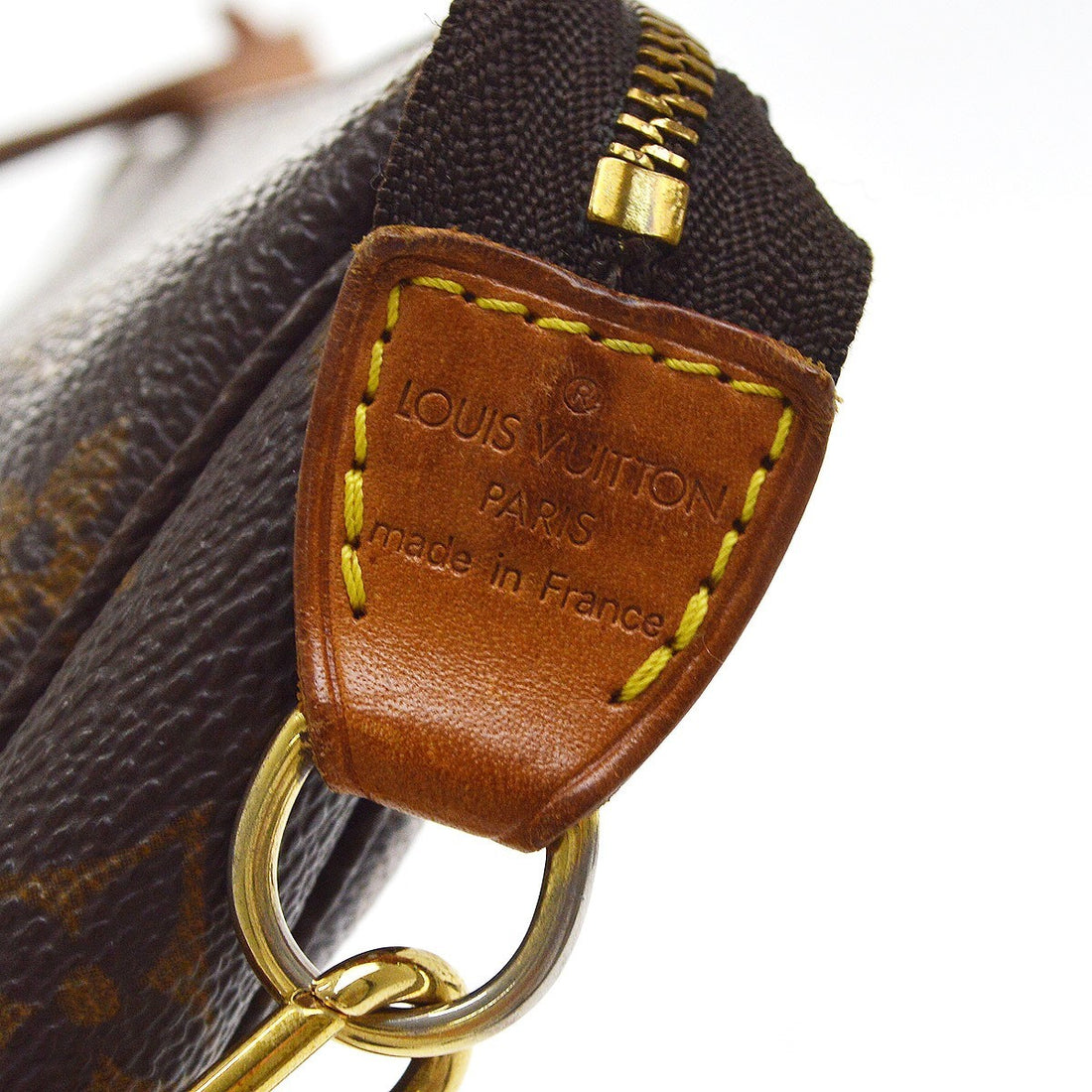 Borsa Louis Vuitton Monogram Pochette Accessoires Handbag Vintage in Monogram Canvas Marrone