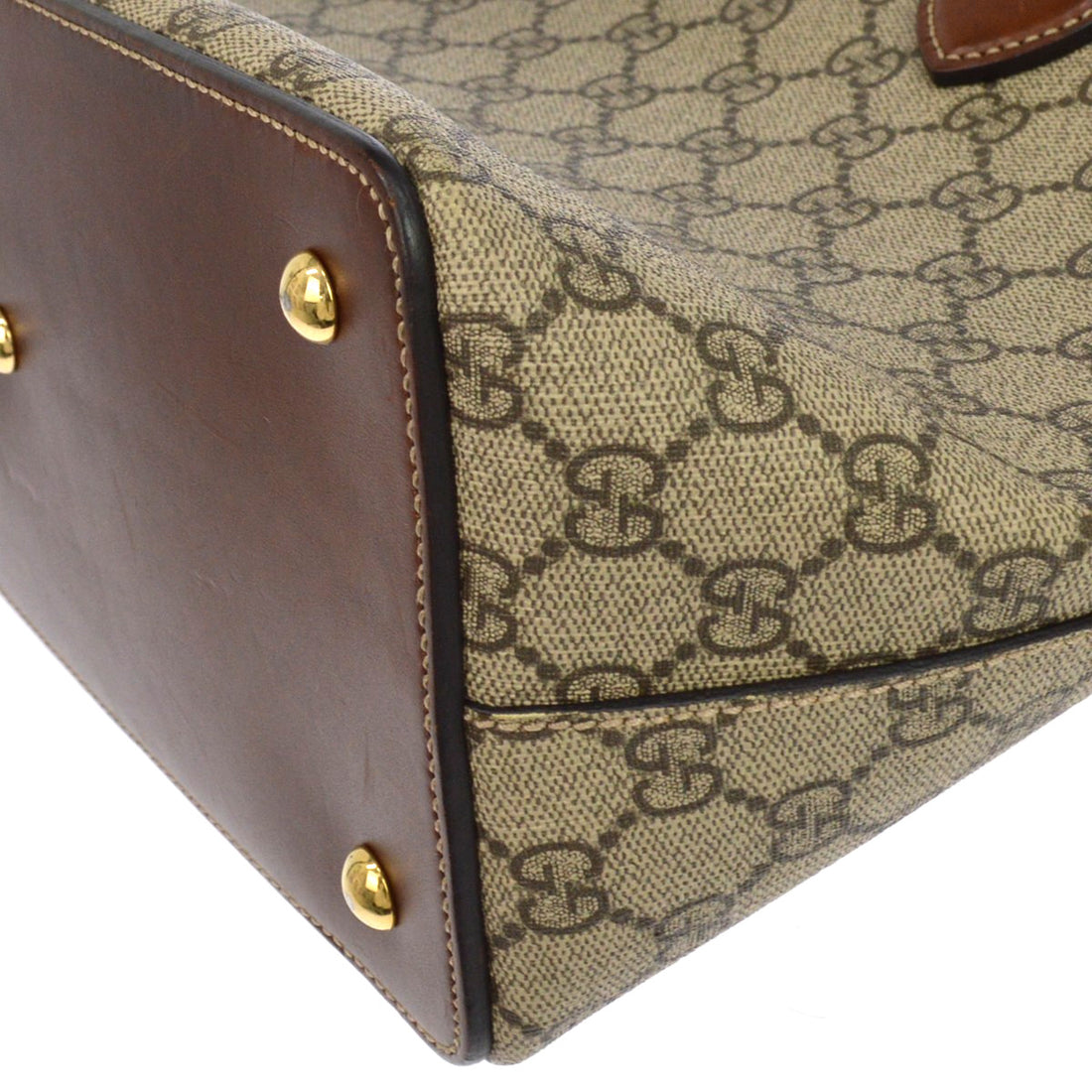Borsa Gucci GG Supreme 2way Vintage in Tela Beige