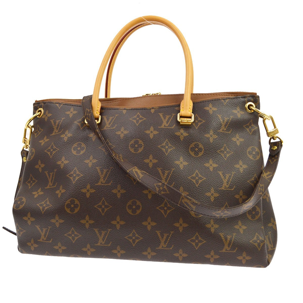 Louis Vuitton Saffron Monogram Pallas 2way Handbag