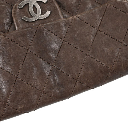 Chanel Brown Calfskin Modern Chain Handbag