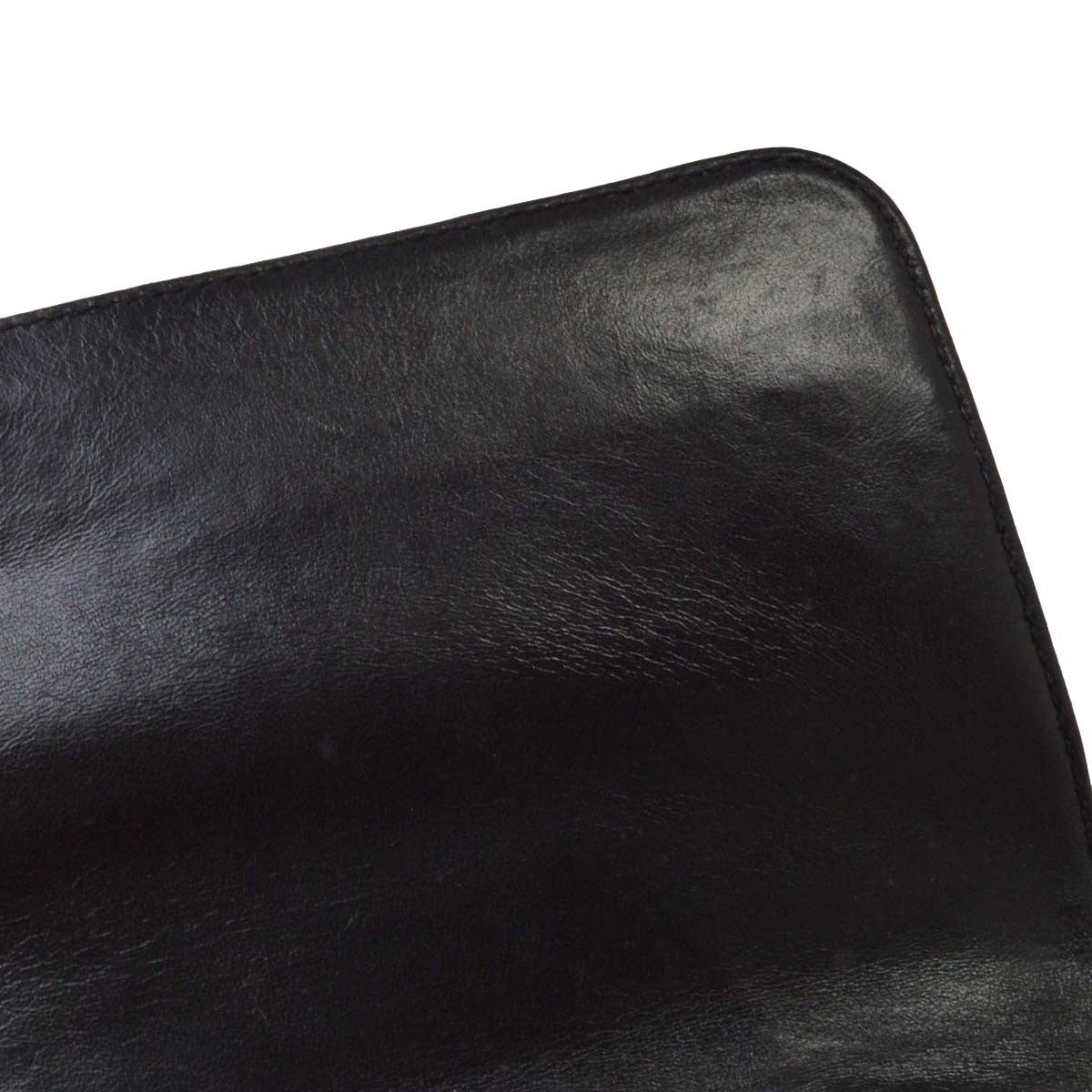 Chanel Black Lambskin Top Handle Handbag
