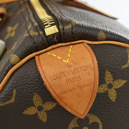 Louis Vuitton Speedy 35 Handbag Purse Monogram Iconica