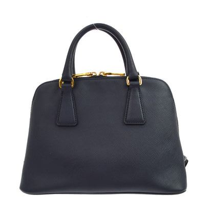 Prada Navy Leather Promenade Shoulder Handbag