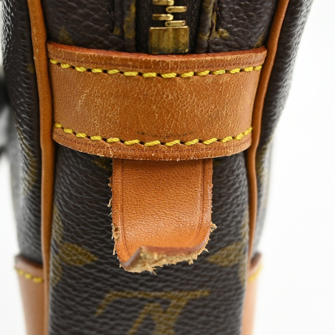 Pochette Louis Vuitton Marly Dragonne GM Vintage in Tela Monogram