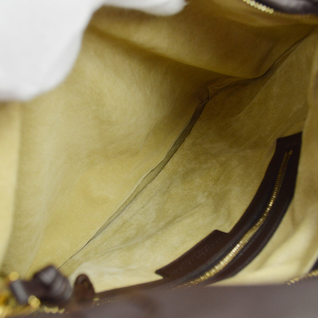 Borsa Bottega Veneta Brown Lambskin Intrecciato Hobo Handbag Vintage in Pelle Intrecciato Marrone