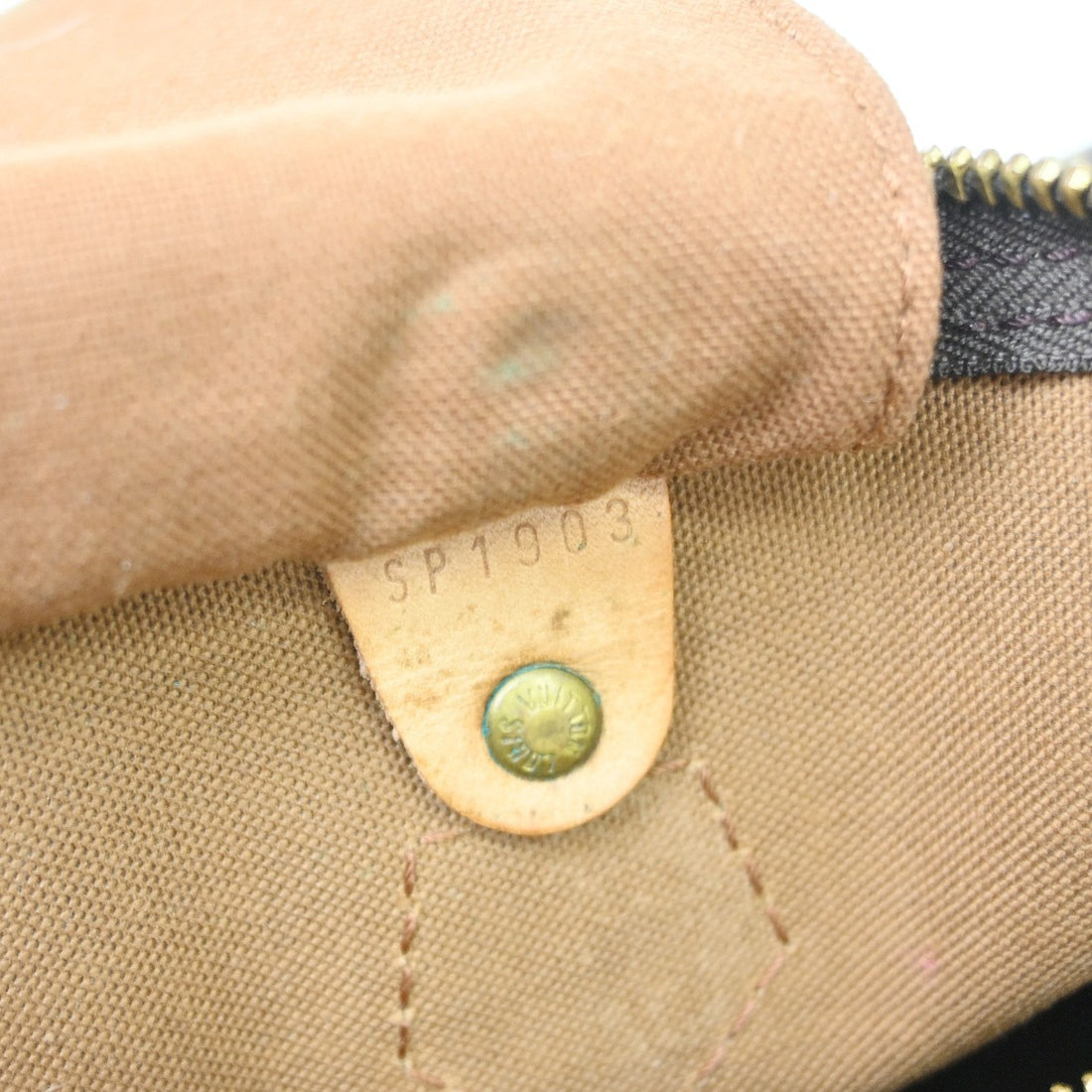 Louis Vuitton Monogram Speedy 40 Duffle Handbag Vintage