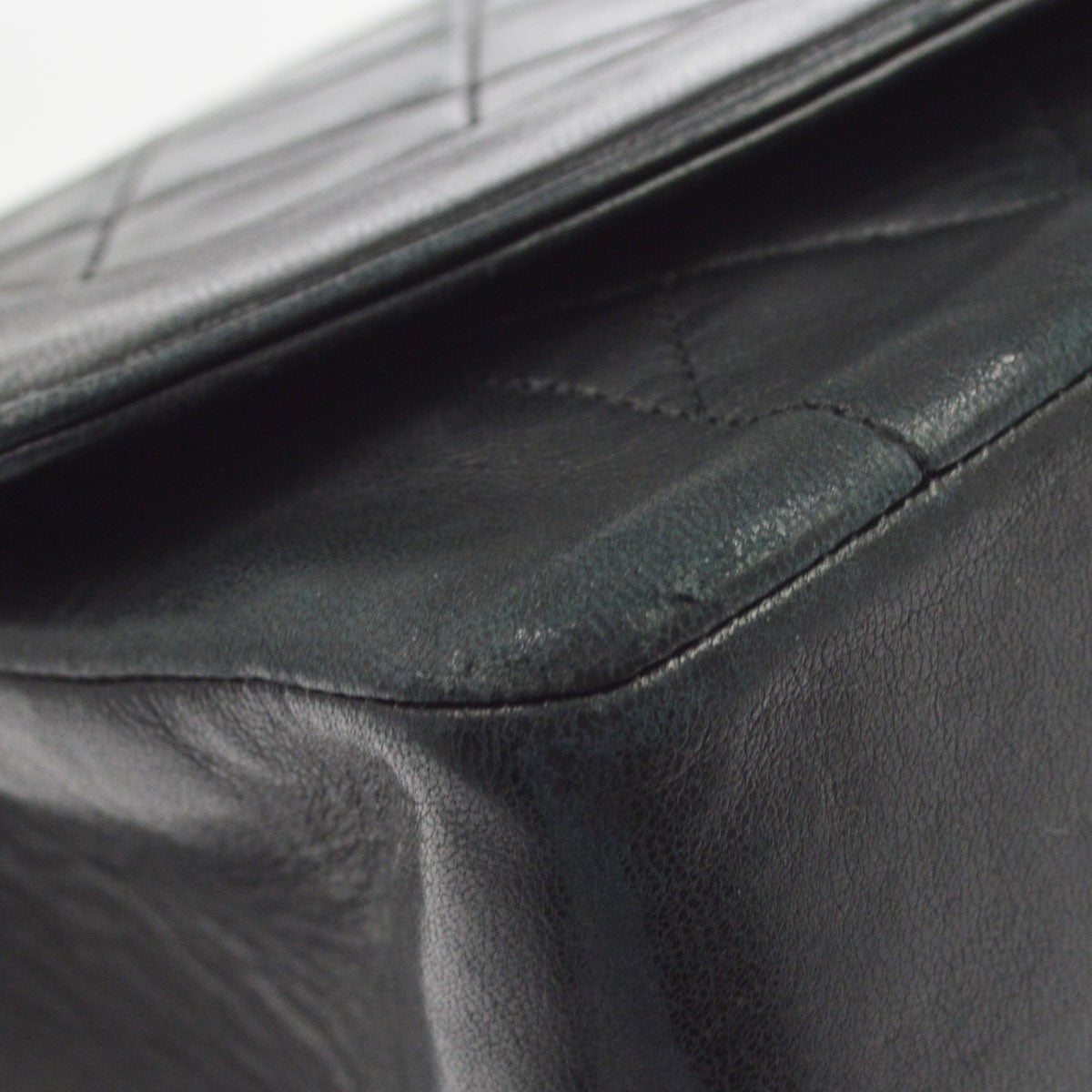 Chanel Black Lambskin Medium Diana Shoulder Bag