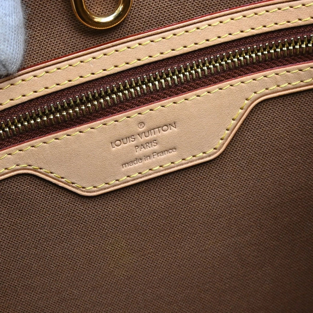 Borsa Louis Vuitton Batignolles Horizontal Tote Bag Vintage in Monogram Canvas, Leather Marrone