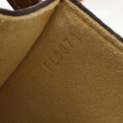 Borsa Louis Vuitton Pochette Twin GM Vintage in Tela Monogram Marrone