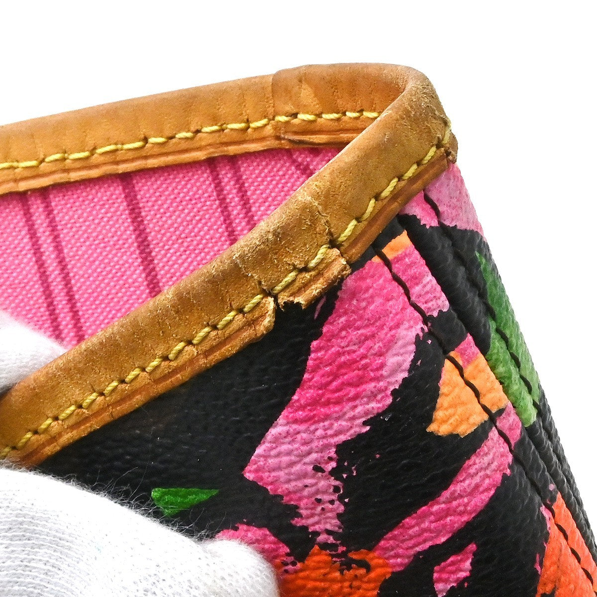 Louis Vuitton Rose Neverfull MM Shoulder Tote Bag